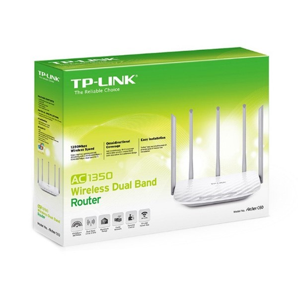روتر تی پی لینک مدل Archer C60 V1 Dual Band Wireless