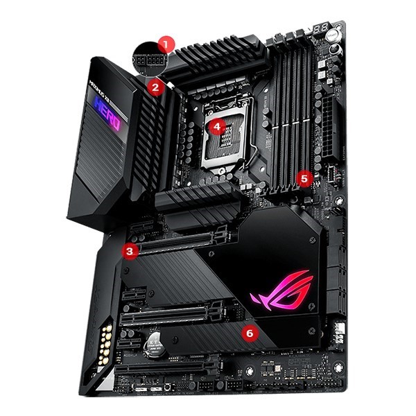 مادربرد ایسوس مدل ROG MAXIMUS XII HERO (WI-FI) Z490 LGA 1200