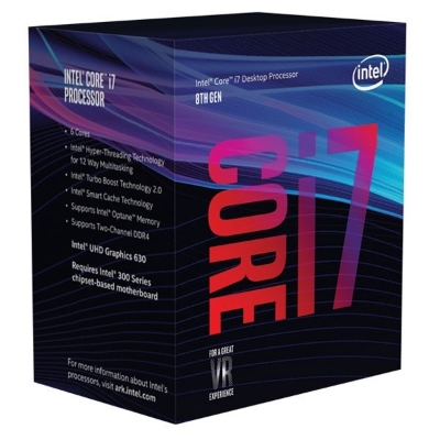 پردازنده اینتل مدل Core i7-8700K 3.7GHz LGA 1151 Coffee Lake