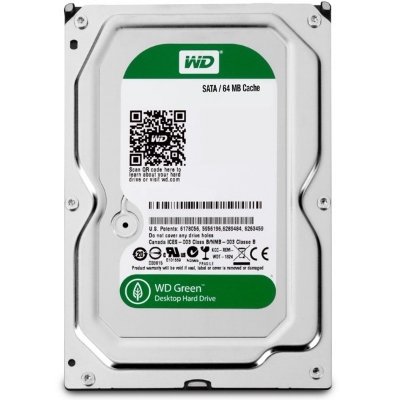 هارد دیسک اینترنال وسترن دیجیتال مدل SATA Green ظرفیت 500 گیگابایت