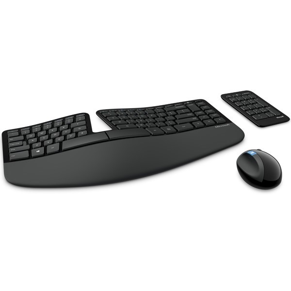 کیبورد مایکروسافت مدل Sculpt Ergonomic Desktop بی سیم