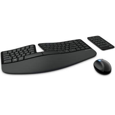 کیبورد مایکروسافت مدل Sculpt Ergonomic Desktop بی سیم