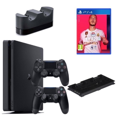 تصویر  مجموعه کنسول بازی سونی مدل Playstation 4 Slim ریجن 2 کد CUH-2216B ظرفیت 1 ترابایت