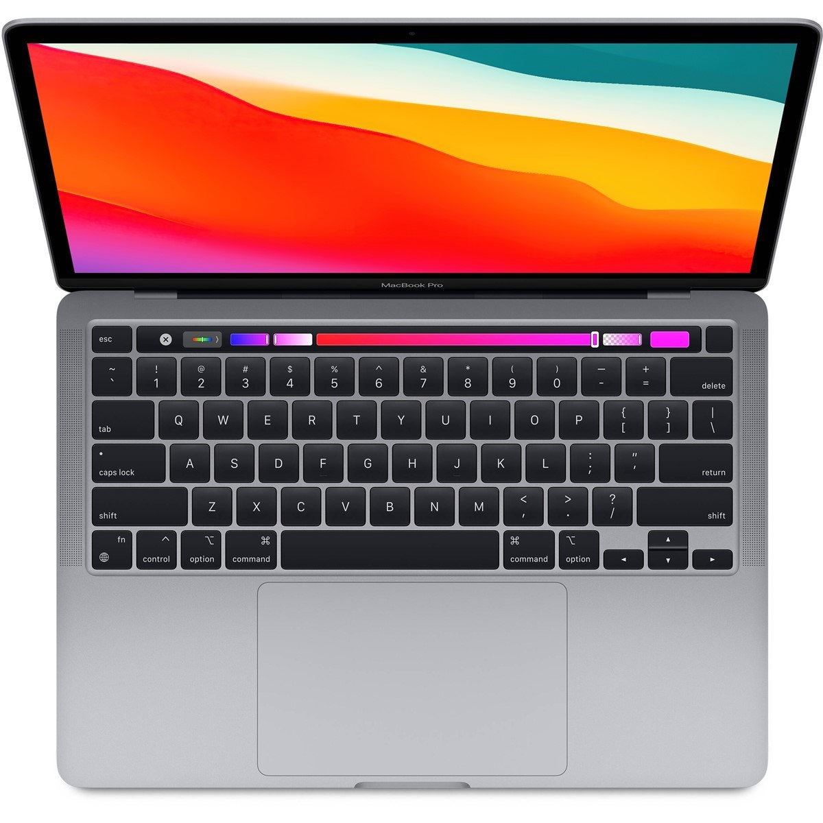 لپ تاپ 13 اینچی اپل مدل MacBook Pro CTO M1-16-1TB 2020 همراه با تاچ بار