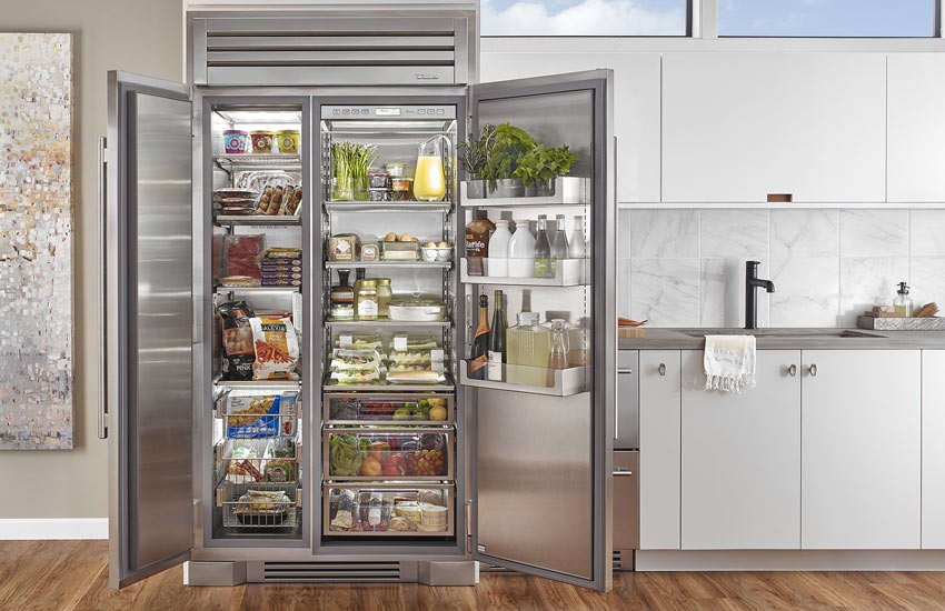 یخچال و فریزر ساید بای ساید 32 فوت اسنوا مدل SN8-2340SS