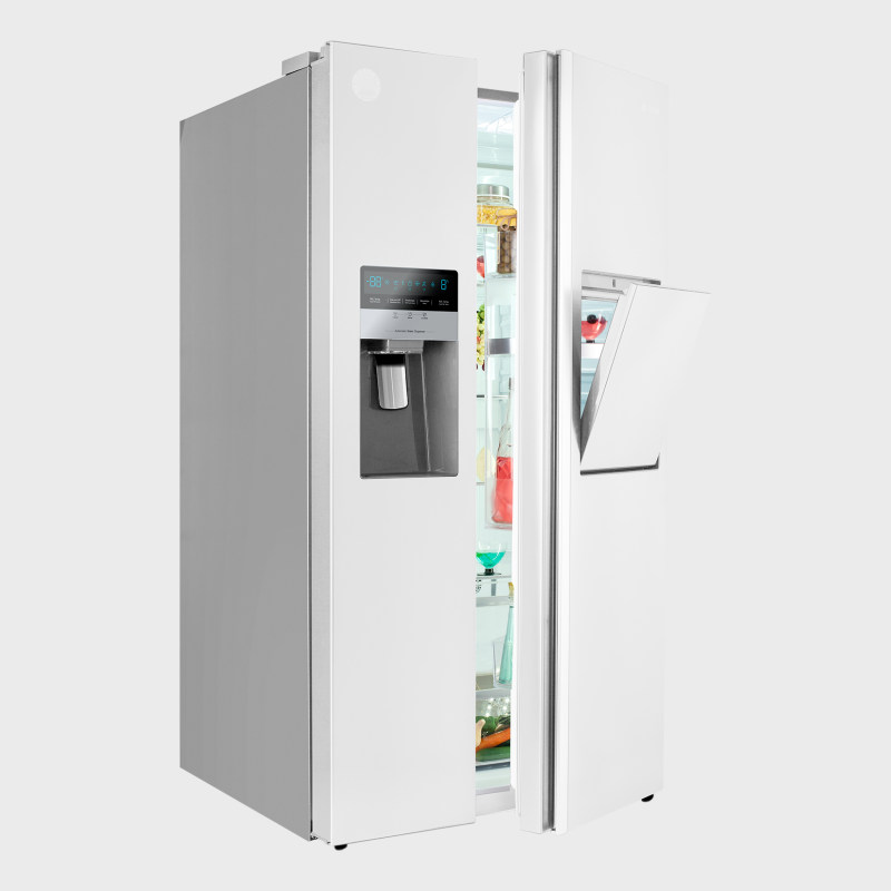 یخچال و فریزر ساید بای ساید 35 فوت اسنوا مدل S8-2352GW