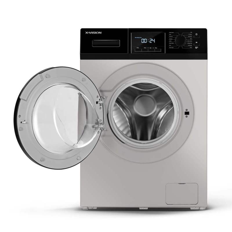 ماشین لباسشویی ایکس ویژن مدل TM84-BWBL/BSBL ظرفیت 8 کیلوگرم