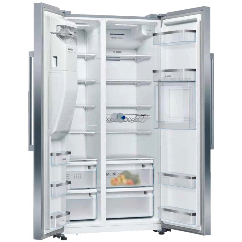 یخچال و فریزر ساید بای ساید 27 فوت بوش مدل KAG93AI304