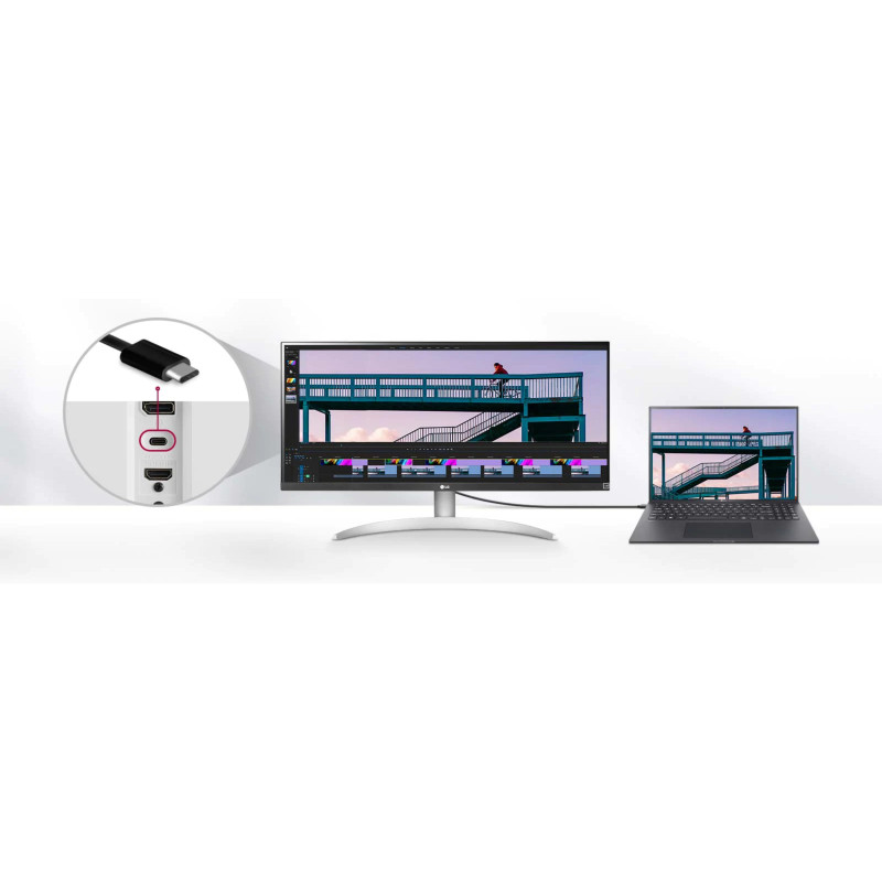 مانیتور گیمینگ ال جی مدل 29WQ600-W سایز 29 اینچ