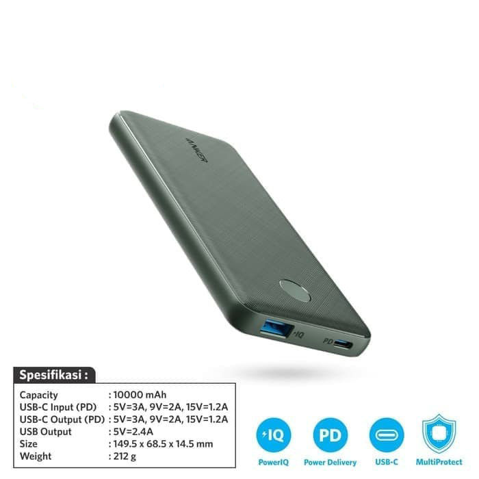 پاور بانک انکر مدل PowerCore III Sense 10k ظرفیت 10000