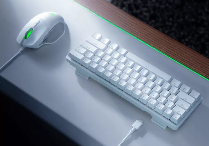 کیبورد گیمینگ سیمی Razer مدل Huntsman Mini با سوییچ قرمز