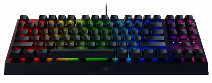 کیبورد سیمی گیمینگ Razer مدل BlackWidow V3 Tenkeyless با سوییچ سبز