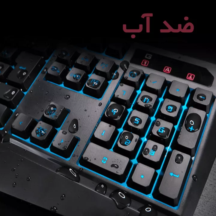 کیبورد سیمی گیمینگ A4TECH مدل BLOODY B318