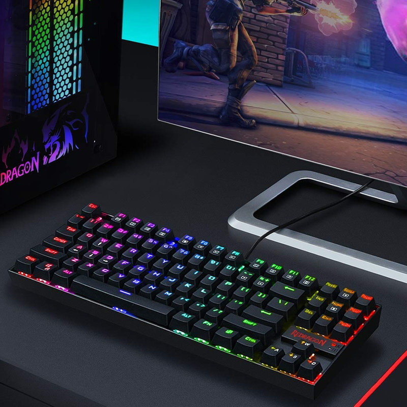 کیبورد مخصوص بازی ردراگون مدل K552 RGB