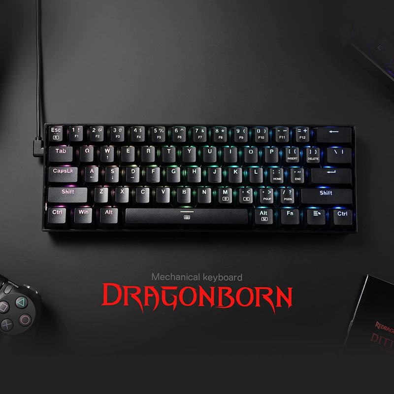 کیبورد مخصوص بازی ردراگون مدل K630 Dragonborn