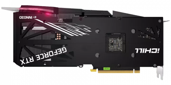 کارت گرافیک INNO3D مدل RTX 3060 TI ICHILL X3 RED LHR