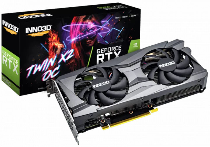 کارت گرافیک INNO3D مدل RTX 3060 TWIN X2 OC