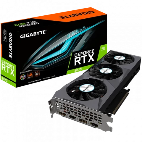 کارت گرافیک Gigabyte مدل GeForce RTX 3070 EAGLE OC 8G (rev. 2.0)