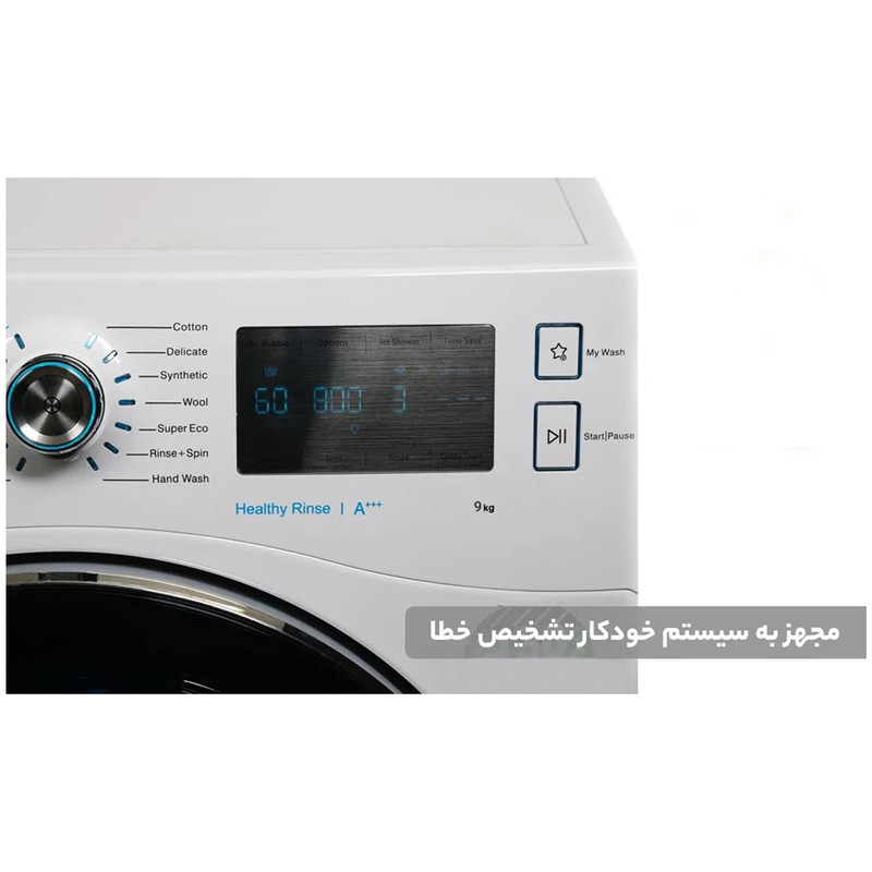 ماشین لباسشویی دوو مدل DWK-9406T ظرفیت 9 کیلوگرم